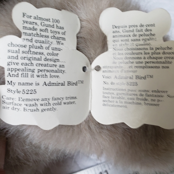 Gund Aviator Admiral Bird toy stuffy. - Picture 6 of 6